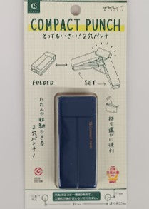 【メール便OK】ミドリ 新XSコンパクトパンチ 紺A 35547-006 【4902805355476】