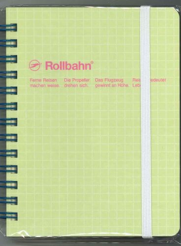 ロルバーンRollbahn ノート  ポケット付メモ スコラM　501229-244ライトグリーン