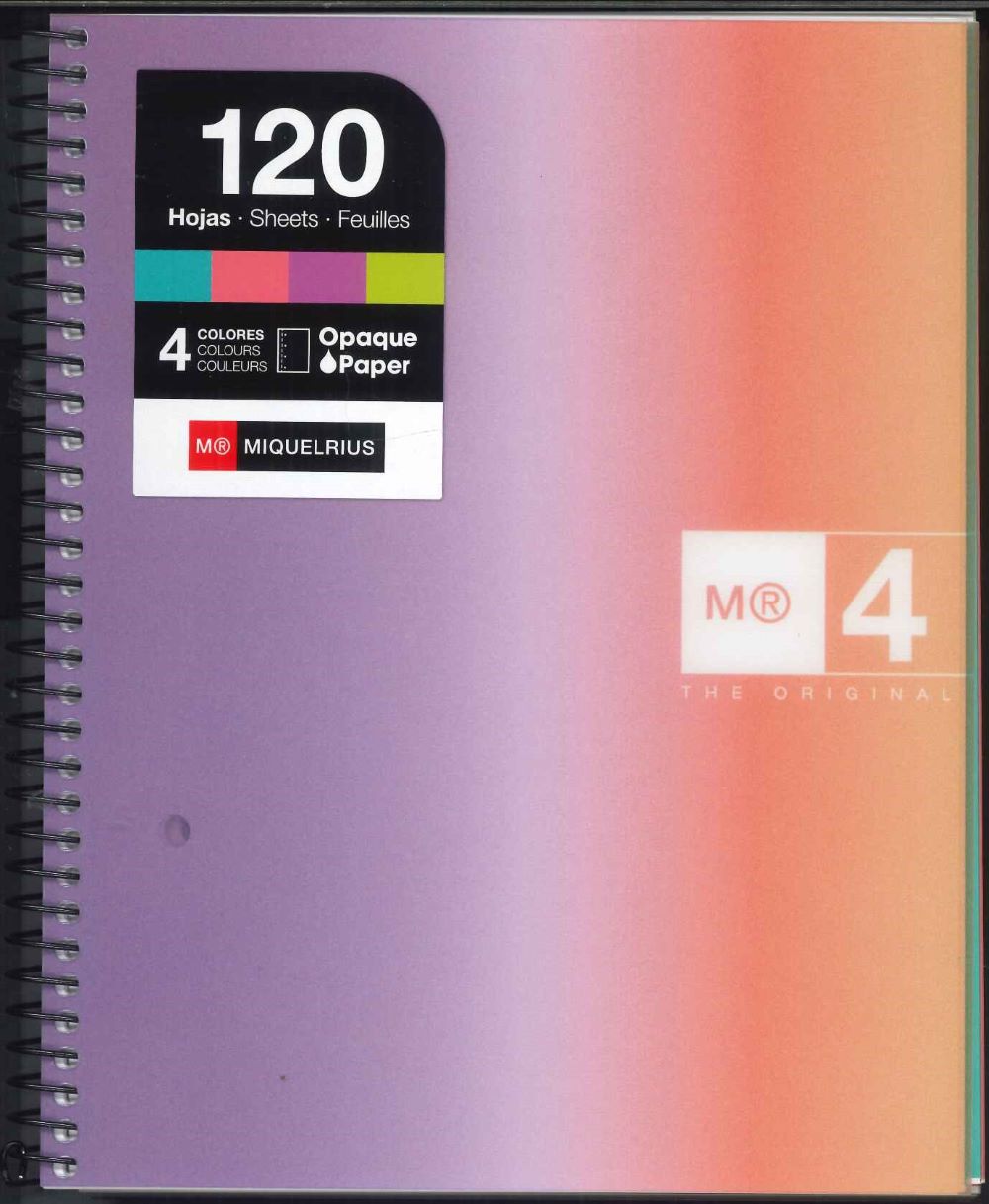 【メール便ＯＫ】ミケルリウスMIQUELRIUS   オーロラ　A5リングノート　MR4098 【8422593040980】