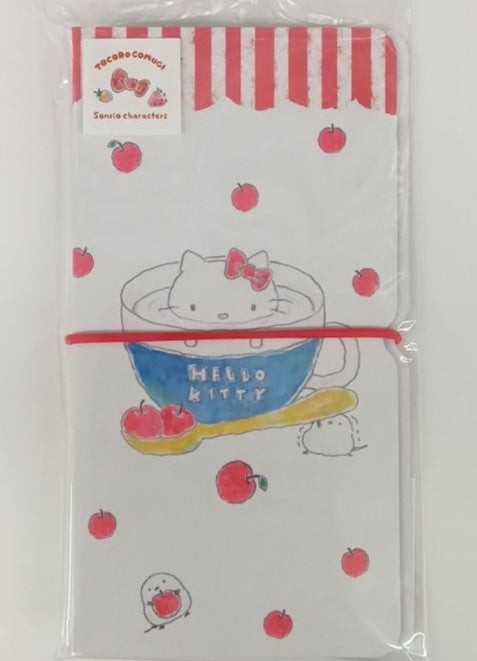 【メール便ＯＫ】サンリオ　シールポケットファイル　「キティちゃんとホットミルクにゃんこ」　M04-SE-01  【4990012890019】