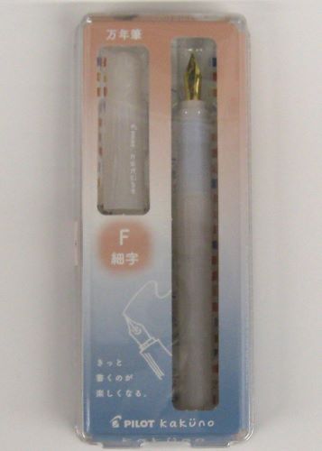 PILOT パイロット kakuno  万年筆カクノ 　まどろみアイボリー　F細字 P-FKA-1-MDIF
