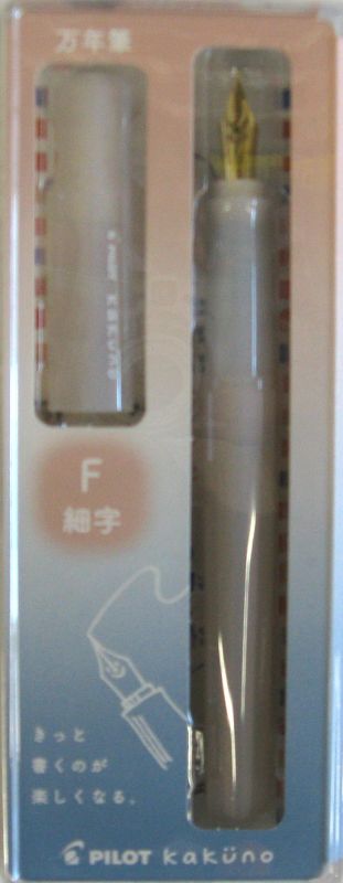 PILOT パイロット kakuno  万年筆カクノ 　まどろみアイボリー　F細字 P-FKA-1-MDIF