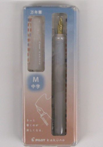 PILOT パイロット kakuno  万年筆カクノ 　まどろみアイボリー　M中字 P-FKA-1-MDIM