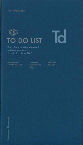 【メール便OK】LUDDITE　ファンクションノート　Ａ5スリム　　TO DO LIST トゥードゥーリスト　LDNT-A5SF-11　[10012360]