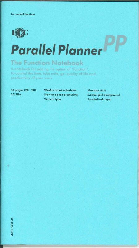【メール便OK】LUDDITE　ファンクションノート　Ａ5スリム　　ParallelPlannerパラレルプランナー　LDNT-A5SF-24　[10015340]