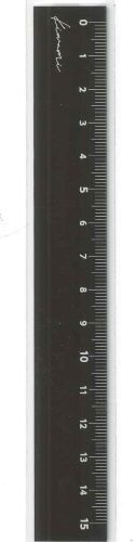 【メール便ＯＫ】共栄プラスチック　LR左右利き手対応アルミ定規 15cm ブロンズ KLR-15-BRO　[10015939]